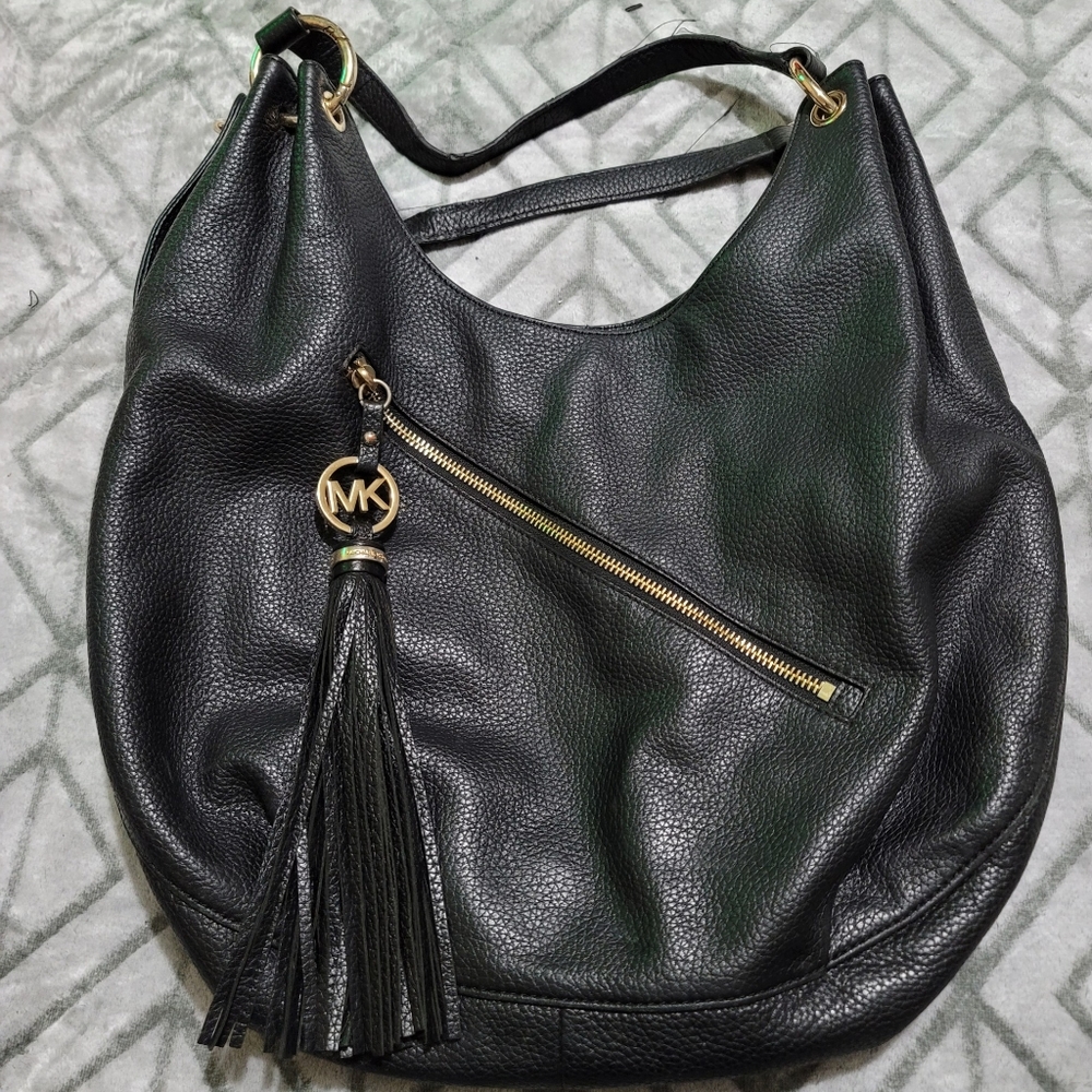 Michael Kors Large Black Leather Handbag